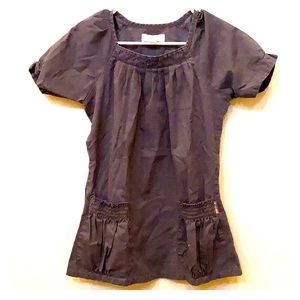 KOI By Kathy Paterson Scrub Top Women’s XS Gray